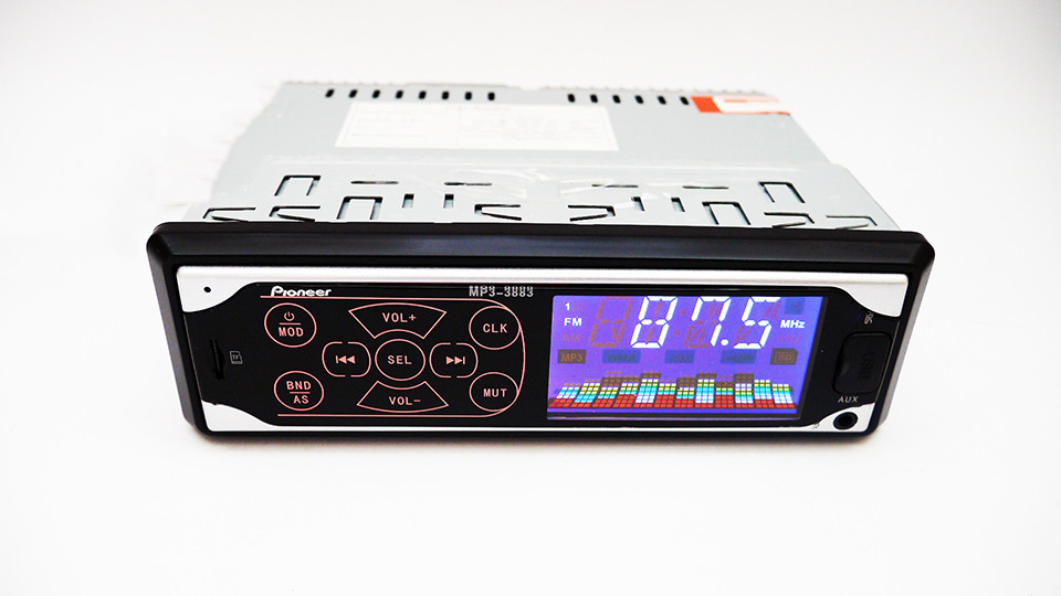 Автомагнитола 3883 ISO - MP3 Player, FM, USB, SD, AUX сенсорная магнитола - фото 1 - id-p549704743