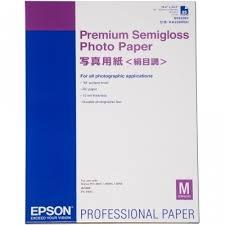 Бумага Epson A2 Premium Semigloss Photo Paper, 25л.