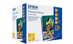 Бумага Epson 130mmx180mm Premium Glossy Photo Paper, 500л.
