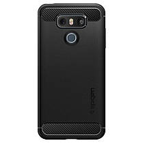 Чохол Spigen Rugged Armor / Piano Black™ Armor для LG G6, Blacк, фото 3
