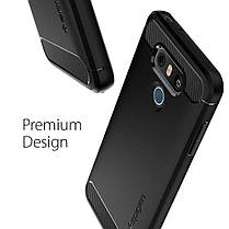 Чохол Spigen Rugged Armor / Piano Black™ Armor для LG G6, Blacк, фото 4