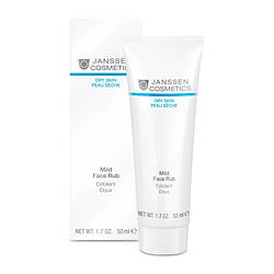 М'який скраб із гранулами жожоба JANSSEN Dry Skin Mild Face Rub 50 мл