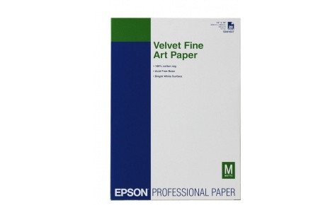 Бумага Epson A3+ Velvet FineArt Paper, 20л., фото 1