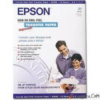 Бумага Epson A4 Iron-On Cool Peel Transfer Paper, 10л.