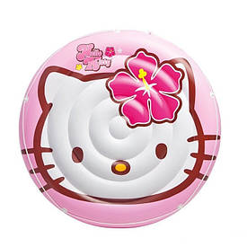 Дитячий надувний пліт для плавання Intex 56513 Hello Kitty 137 см