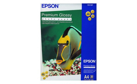 Папір Epson A4 Premium Glossy Photo Paper, 20 л., фото 1