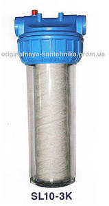 Фільтр-колба SL10-3K 1/2" + ключ, планка + шнурковий картридж 60 мм