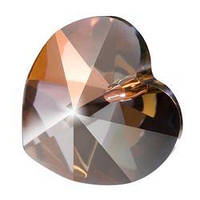 Хрустальні підвіски серце Preciosa (Чехія) 18 мм, Crystal Venus