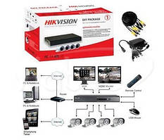 Комплект TurboHD відеоспостереження Hikvision DS-J142I/7104HGHI-SH