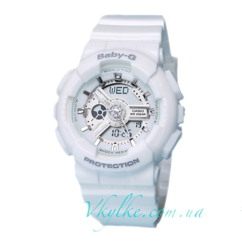 ГОДИННИК CASIO BABY G BA-110 WHITE AAA