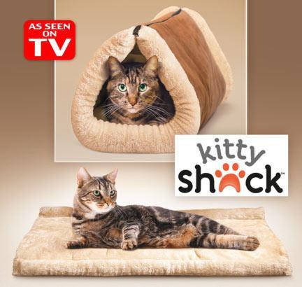 Будиночок-лежанка для собак і кішок Kitty Shack підстилка для котів і собак, фото 3