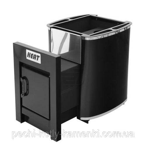 Піч-кам'янка Heat 15 для лазні та сауни з виносом на дровах