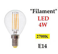 Светодиодная лампа "Filament" Feron LB-61 4W E14