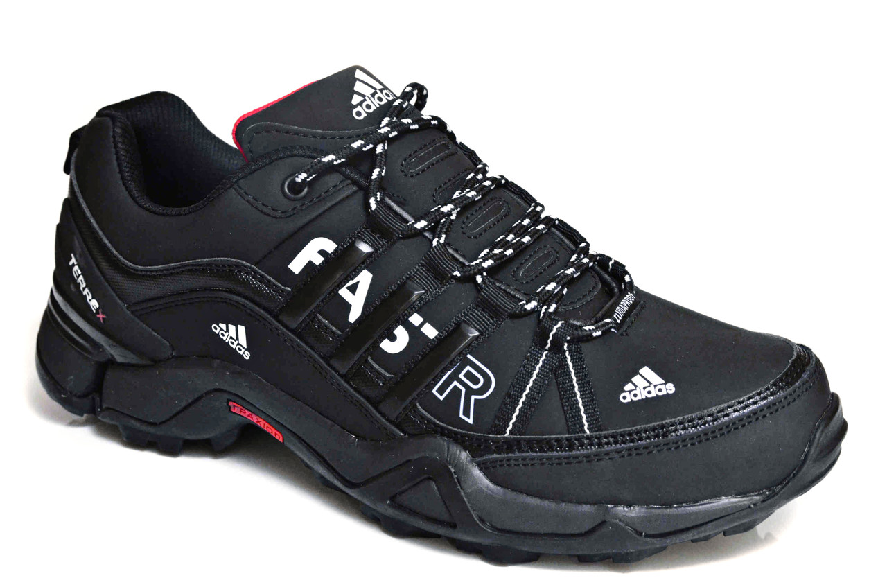 Кросівки чоловічі "Adidas". Черные (Кросівки чоловічі "Adidas". Чорні), фото 1