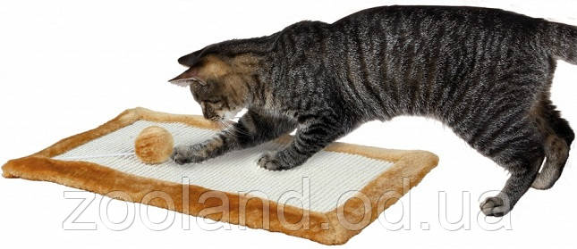 4325 Trixie Кігтеточка килимком Scratching Mat, 55х35 бежевий см