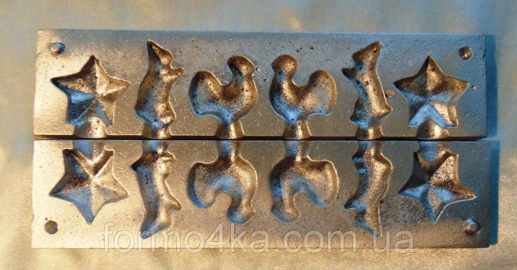 Форма для леденцов маленькая петушок