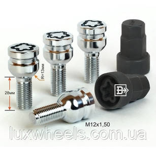 Комплект болтів секр. M12X1,50X28, фото 1