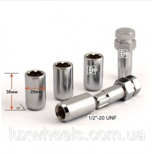 Комплект гайок секр. 1/2"-20 UNF
