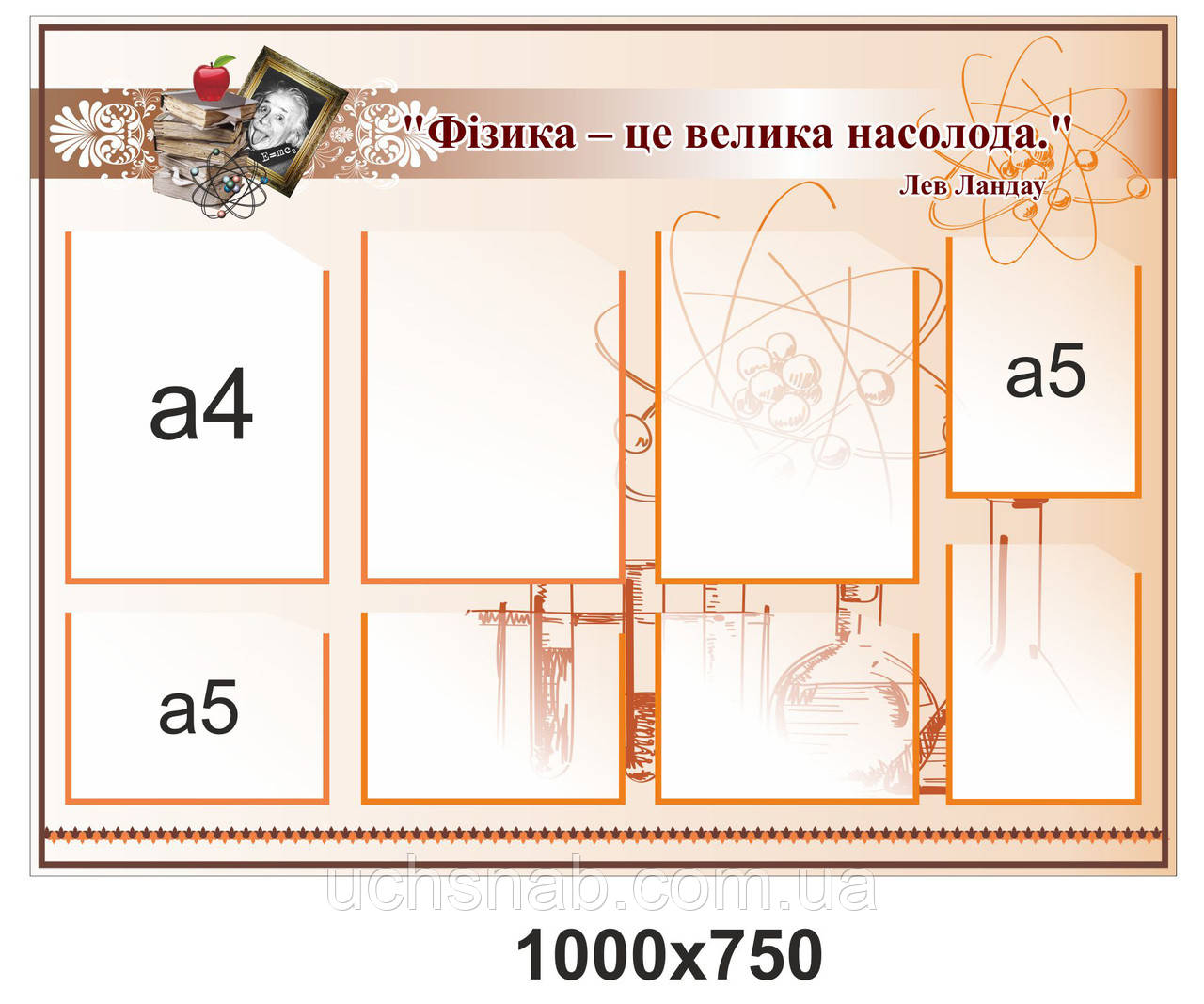 Стенд для школи "Фізика", фото 1