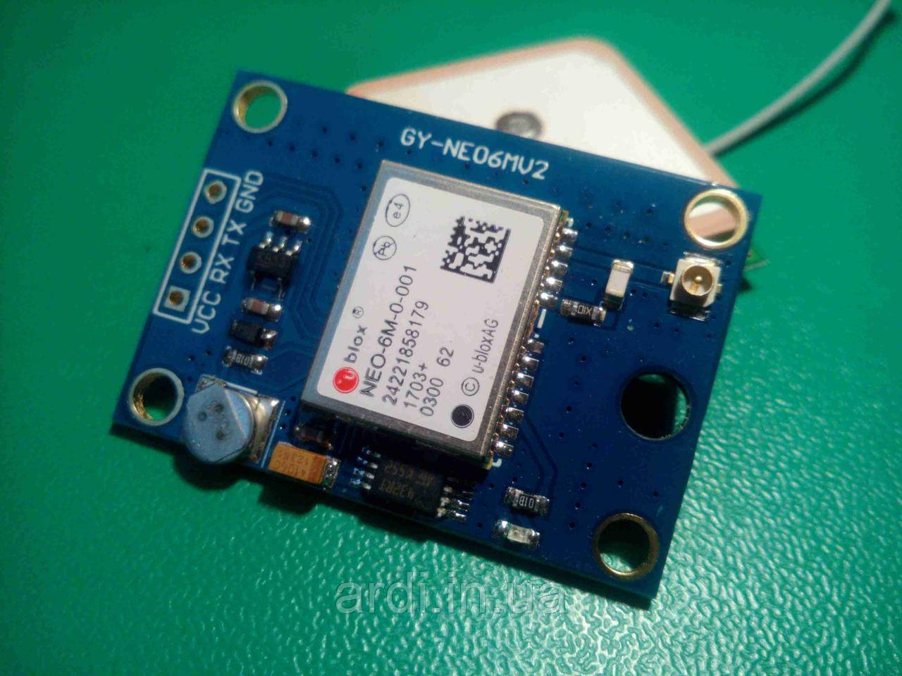 GPS модуль с антенной ( GY-GPS6MV2 / GY-NEO6MV2 ), Ublox NEO-6M Arduino APM2 - фото 3 - id-p550088655