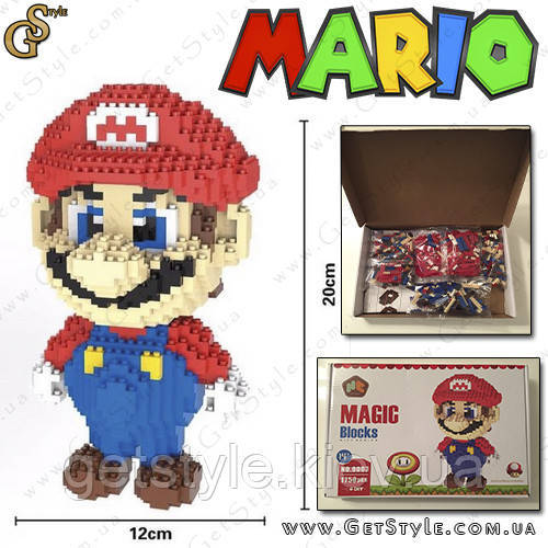 Конструктор Маріо — "Mario Blocks" — 20 х 12 см БЕЗ ПАКОВКИ