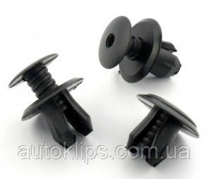 Кліпси пістон обшивки салон VW Bora Caddy Golf III Golf IV Golf V Golf VI Jetta III LT T4 T5 Vento ( ЧОРНА)