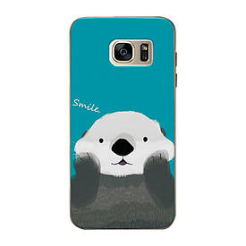 Силіконовий чохол для Samsung Galaxy S7 G930F з малюнком панда smile