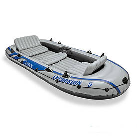 П'ятимісний надувний човен Intex 68325 Excursion 5 Set, 366 х 168 х 45 см