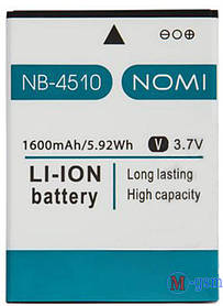 Батарея NB-4510 для Nomi i4510 1600 мА/год