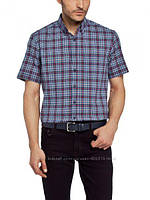 Мужская рубашка LC Waikiki с коротким рукавом в сине-бело-красные полоски