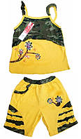 Детский костюмчик "камуфляж" 2-ка №7703 желтый