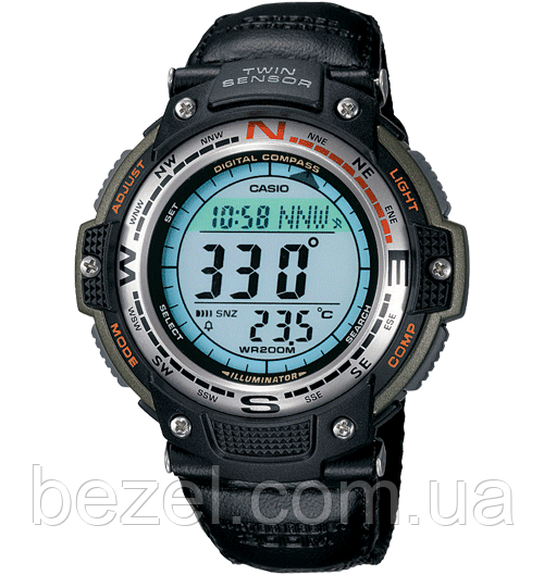 Чоловічі годинники Casio SGW-100B-3VEF Касіо водонепроникні японські годинники