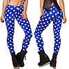 3D Легінси LX7931 сині, фото 4