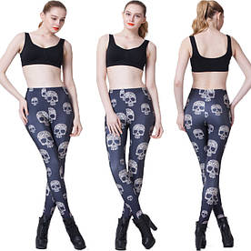 3D Легінси чорні LX6233