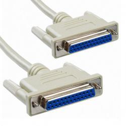 Кабель нуль-модемний RS-232 25пін на 25пін (мама-тато) 1.8м