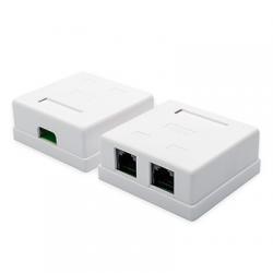 Розетка RJ45 двойна UTP 5e Atcom (15254)