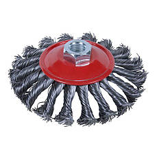 Щітка сталева конусоподібна "болгарка" Sigma 9024101 100мм