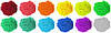 Фарба Холі (Гулал), Синя, фасування 100 грам, суха порошкова фарба для фестивалів, фотосесій, флешмобів, фото 3