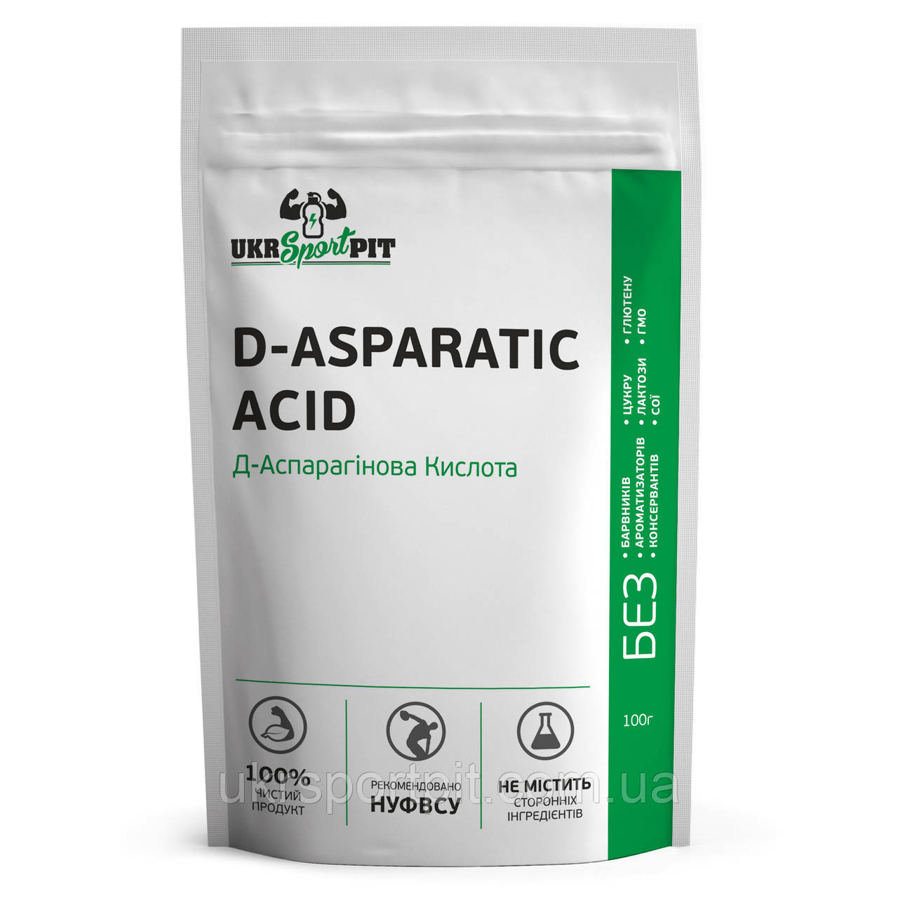 D-аспарагиновая кислота (D-Aspartic Acid) 100 г - фото 2 - id-p8277951