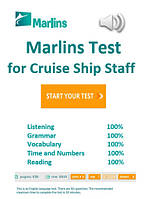 Marlins Test for Cruise Staff