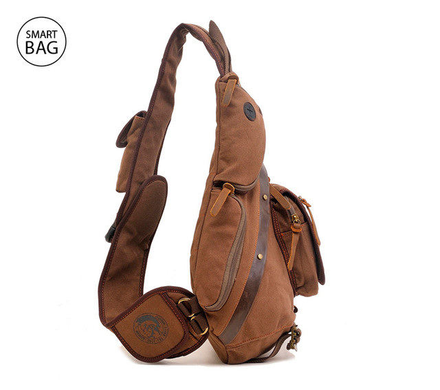 Брезентовий рюкзак через одне плече Augur Брезентовий рюкзак через одне плече Augur