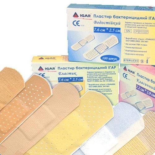Купить Пластырь бактерицидный Водостойкий (на ПВХ основе) 2,5х7,6 см ...
