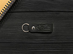 Брелок для ключів чорний ручної роботи VOILE vl-kch1-blk