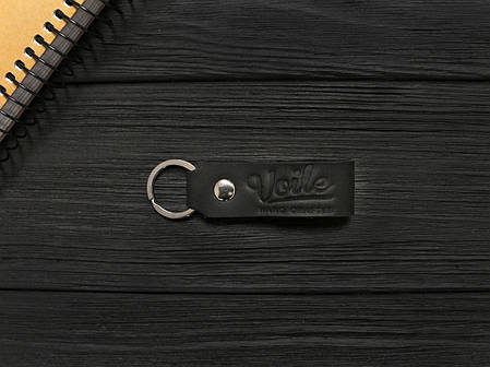 Брелок для ключей черный ручной работы VOILE vl-kch1-blk, фото 2