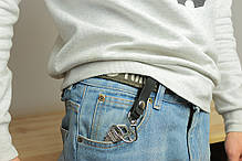 Брелок підвіска на ремінь для ключів ручної роботи VOILE vl-kch2-blk, фото 2