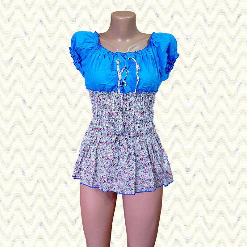 

Туника женская Короткая Model-1004, Голубой