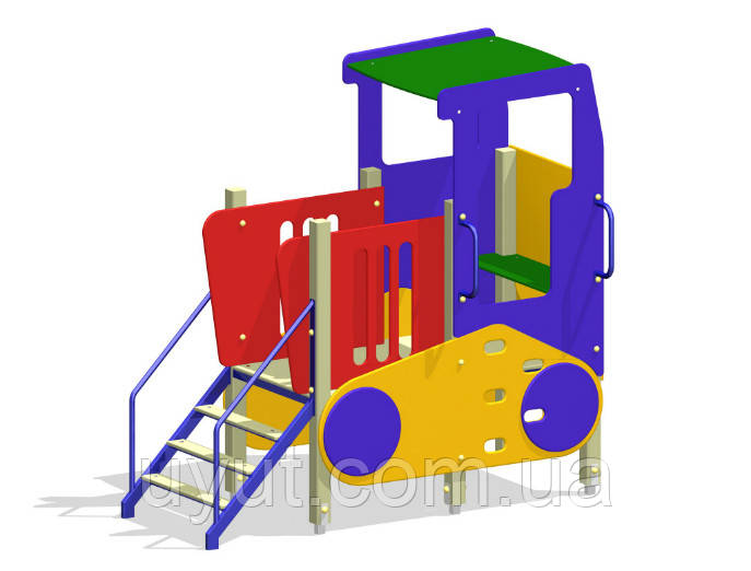 Ігровий комплекс "Трактор із драбиною" ТРЛ, фото 1