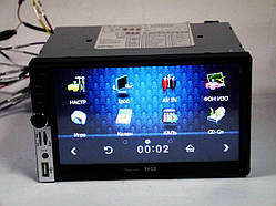Магнітола Pioneer 7102 2din GPS кольорова камера та TV антена 