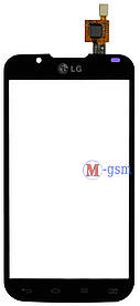 Сенсор (тачскрин) для телефона LG P715 Optimus L7 II чорний