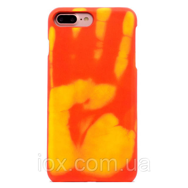 М'який силіконовий чохол-накладка Тепловий датчик для Iphone 7 і Iphone 8 (4.7") Червоний